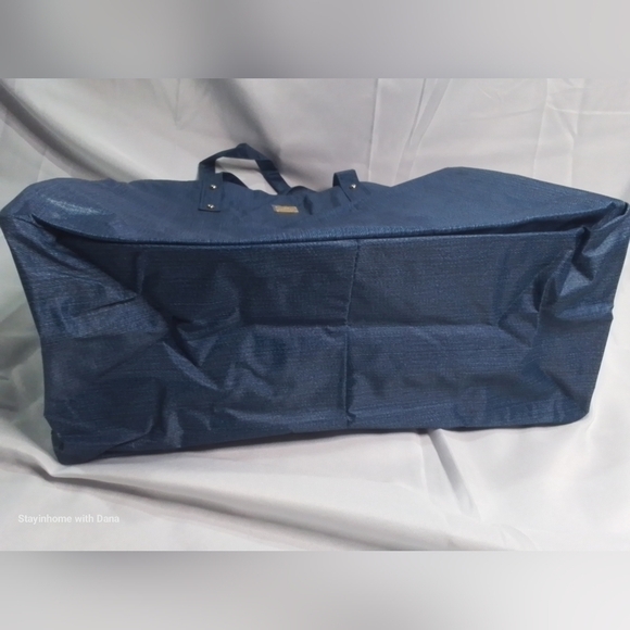 Nwt JM New York BLUE Denim Jean Large Beach / Shopper Tote Shoulder Bag - Picture 7 of 7